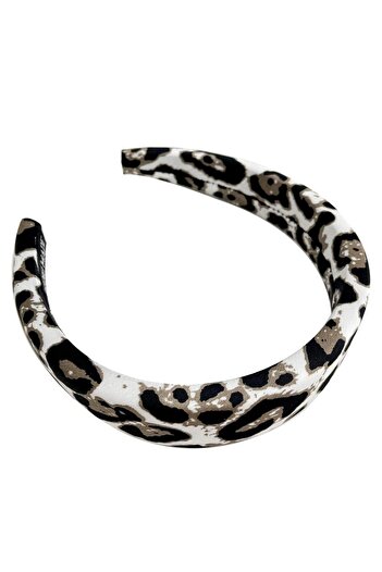 Modex Handmade Leopard Pattern Sponge Flat Crown (Width:3Cm)