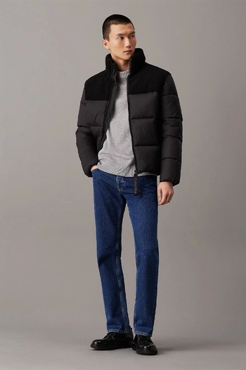 Calvin Klein Men's Coat - Sustainable Elegance, Modern Design