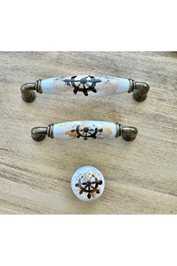Karan Porselen Porcelain Furniture Drawer Cloakroom Kitchen Cabinet Handle