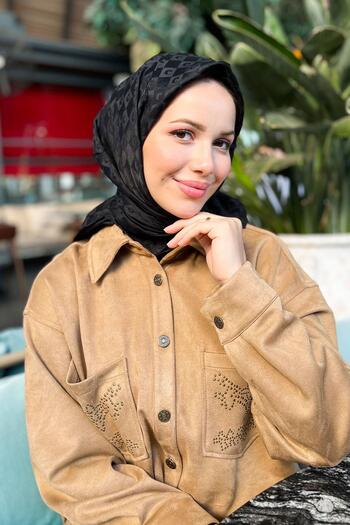 Cacharel Eșarfă jacquard din bumbac de mătase - 8932982 -911