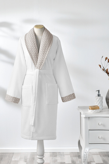 Özdilek Özdilek Strap Shawl Collar Bathrobe