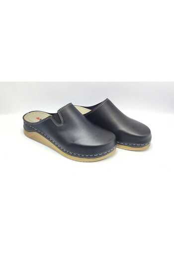 DR KLOMPA Women's Sabo - Black - Comfort Supported Structure Stylish Design Soft Sole Suitable for Daily Use
