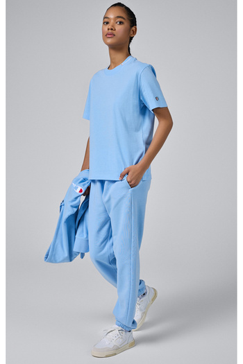 Champion Icons Elastic Cuff Pants Mavi Kadın Eşofman Altı-117128-BS083