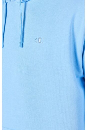 Champion Icons Hooded Sweatshirt Mavi Erkek Kapüşonlu Sweatshirt-219871-BS083