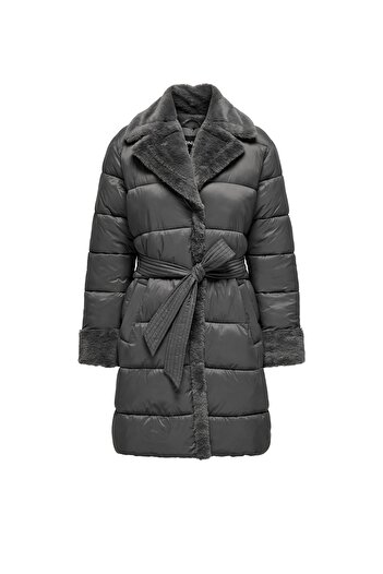 ONLY Women's Cuba Faux Fur Puffer Coat
