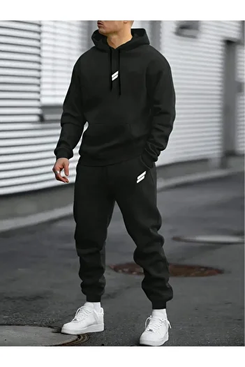 zeag Σετ φόρμας Unisex με κουκούλα με στάμπα Oversize