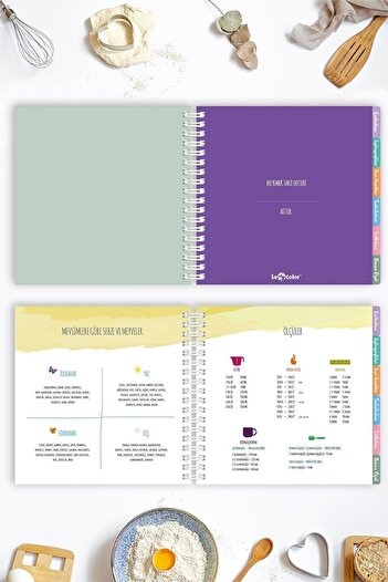 Le Color Food Recipe Notebook 100sy Spiral
