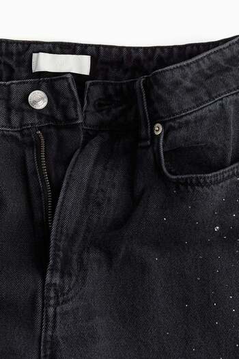 H&M Rhinestone-embellished jeans