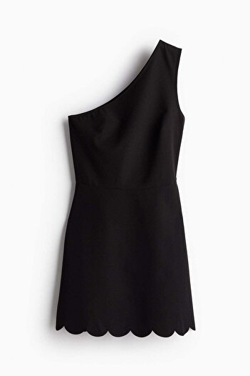 H&M Scalloped-hem dress