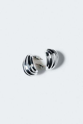 H&M Fluted hoop earrings
