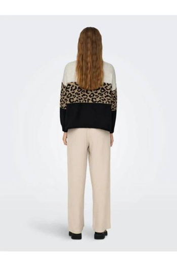 ONLY ONLJADE ANIMAL LS O-NECK NCA KNT