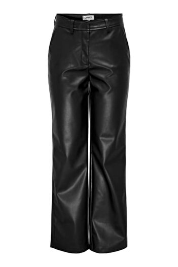 ONLY Onlıdına Hw Faux Leather Str Pant Cc Pnt Canvas Pants 15324957