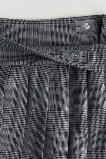 H&M Pleated twill skirt