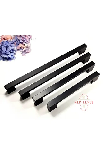 Red Level Punte 96 mm Mâner Modern Negru Modele Mâner Mobilier Sertar Dulap Bucătărie Country de Lux