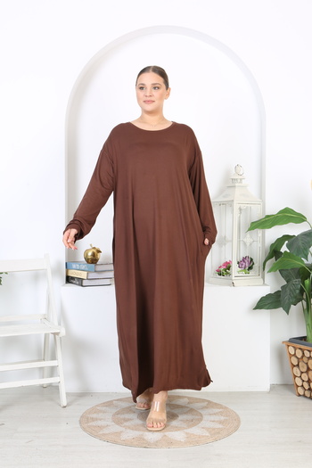 XL Modam Women's Licra with Pocket Large Size Dress