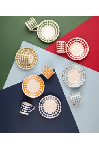 PORSER Peyda Mix Coffee Cup Set 80Cc 6 People 12 Pieces