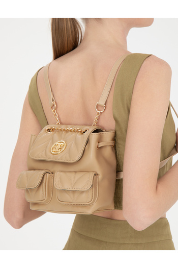 Pierre Cardin Beige Backpack 50287533 -Vr011