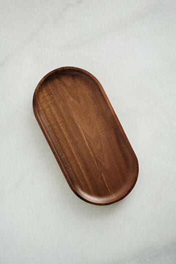 Dekorzdükkan Acacia Oil Pot Mat