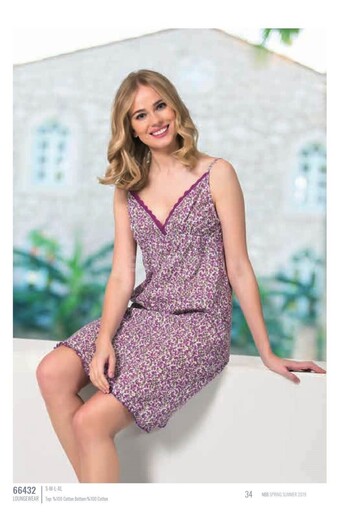 NBB Women's Strappy Nightgown 66432
