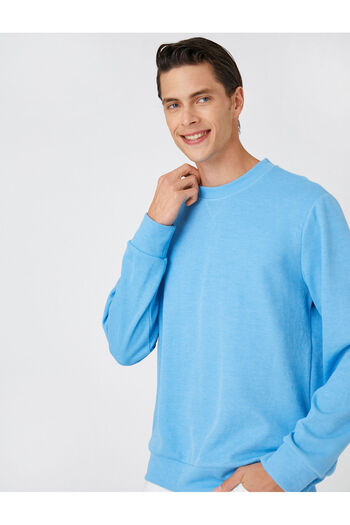 Koton Základní svetr Pletené oblečení Crew Neck Dlouhý rukáv