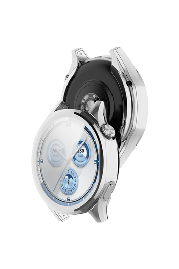 Tagomoon Huawei Watch Gt5 46mm ile Uyumlu Kasa Ve Ekran Koruyucu 360 Tam Koruma Silikon Kılıf