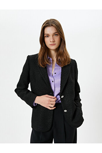 Koton Jachetă Blazer Tweed