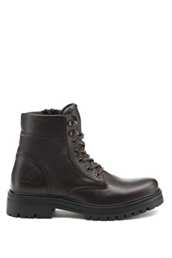 lumberjack Wagner 1pr Γνήσιο Δερμάτινο Comfort Casual Ανατομικές Μπότες με φερμουάρ