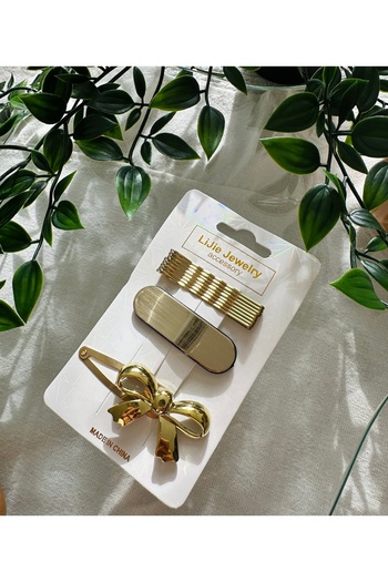 İthal Gold Snap Buckle and Wire Buckle Set of 3, Buckle