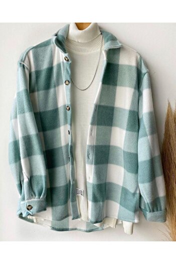 A&O Style Πορτοκαλί Oversize Χοντρό χειμερινό έθνικ μοτίβο βαμβακερό ανδρικό πουκάμισο ξυλοκόπο
