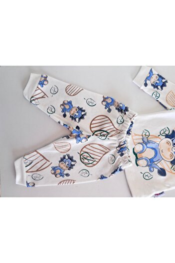 cacobutik Baby Boy Figured Printed Pajamas Set