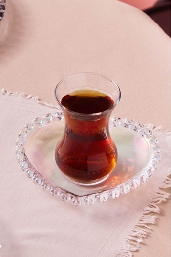 Karaca Rory 6-Person 12-Piece Tea Set 132 ml