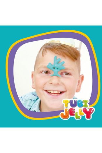 Tuban JELLY TUBES SET (modeling gel) with 6 colors and small aquarium – DINOSAURS