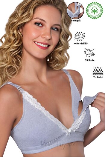 red iç giyim Cotton Maternity-Pregnancy Nursing Bra