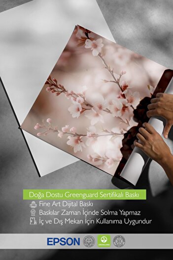 Postifull Heather Flowers Poster , Unframed Wall Poster, Vertical Wall Painting Comfort Series No: 108535