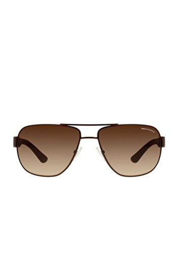 Armani Exchange Man Pilot Sunglasses- Ax 2012s - Lense Size:62mm - Matte Brown