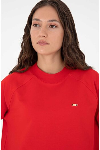U.S. Polo Assn. Crew nyakú női pulóver