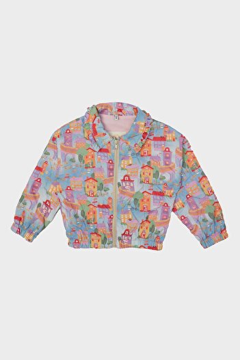 GB Baby Bg Store Baby Girl Patterned Raincoat 23Pfwbg2704