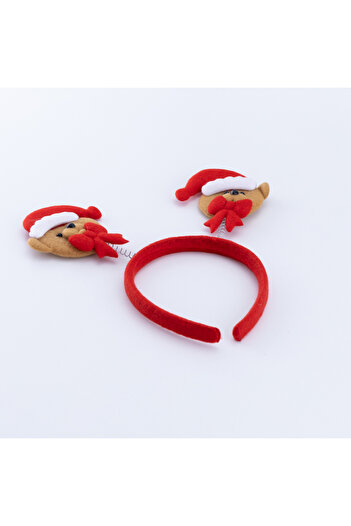 Bimotif Christmas Decorations - Bear with Crown Ribbon and Hat