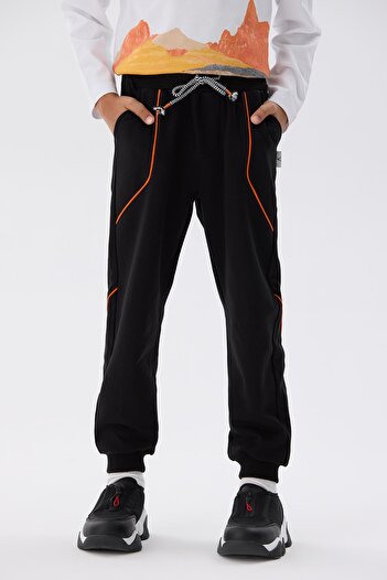Nebbati Bg Store Boy's Black Sweatpants