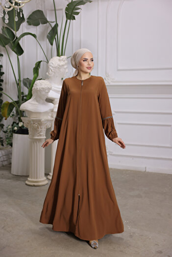 Nissra Ankanoor Tan Balloon Sleeve Stone Φούσκα Φοίνιξ 255017