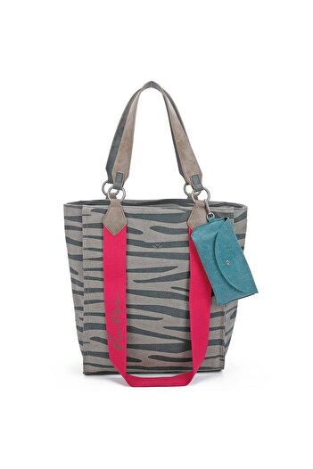 Fritzi aus Preußen Izzy02 Canvas Shopper Tasche 32 cm