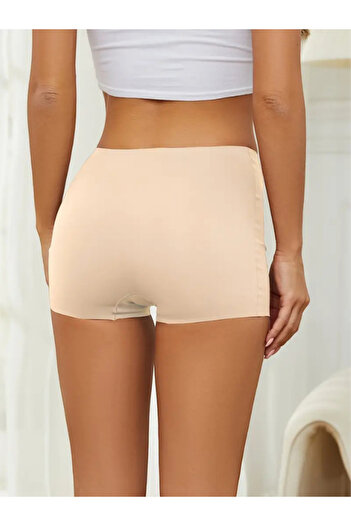 Adeniz LAZER KESİM KÜLOT HEDİYELİ LAZER KESİM DİKİŞSİZ KADIN BOXER 3'LÜ PAKET