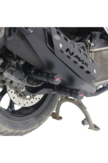 GP KOMPOZİT Yamaha NMAX 125 / 155 2015-2025 Uyumlu Egzoz Koruma Takozu Siyah