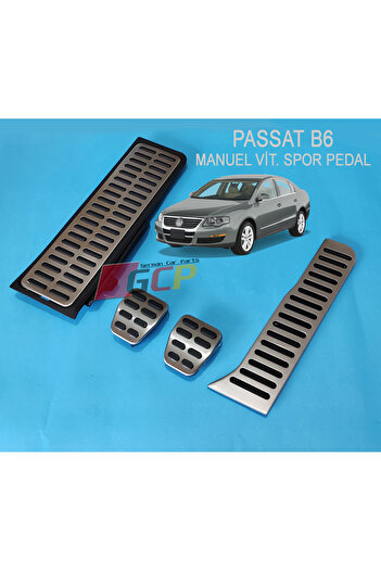 GCP German Car Parts Passat B6 Manuel Pedal Seti - Passat B6 Krom Pedal Manuel