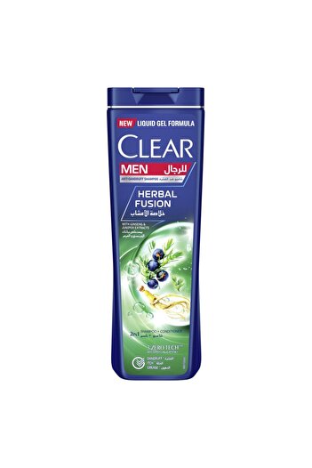 Clear Shampoo Men 400 ml Herbal Fusion (BLUE) --- Clear Shampoo Men 400 ml Herbal Fusion (BLUE)