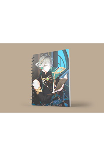 nihonwosekai Alhaitham Genshin A5 Boy Anime Notebook 50 Sheets