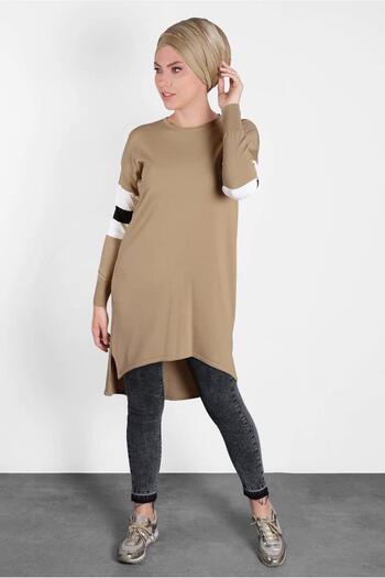 Alvina Slit Detailed Tunic 4140