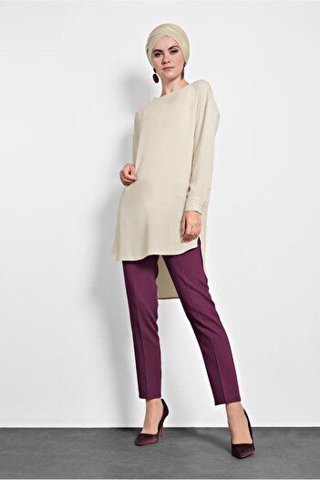 Alvina 40168 Model Asymmetrical Cut Tunic