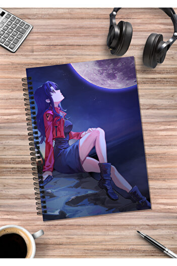 Home Neon Genesis Evangelion Spiral Notebook A5 (50 Sheets)