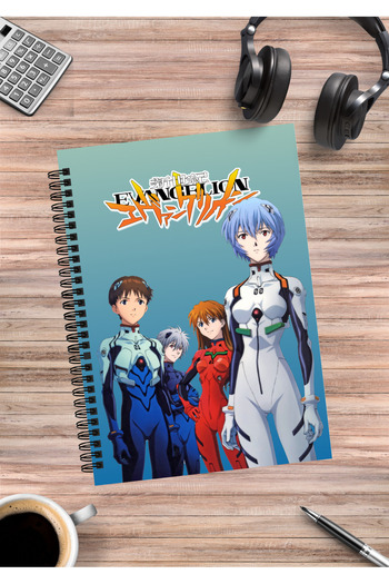 Home Neon Genesis Evangelion Spiral Notebook A5 (50 Sheets)